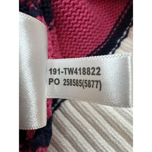 TOMMY BAHAMA Women's Colorblock Striped Pullover Sweater Knit Sz Small - Picture 11 of 14